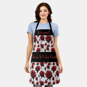 Tablier Apron du fleuriste Rose funky. Modifiable