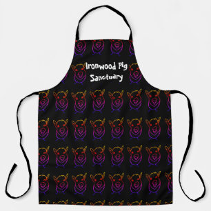 Tablier Apron du sanctuaire de cochon de bois de fer