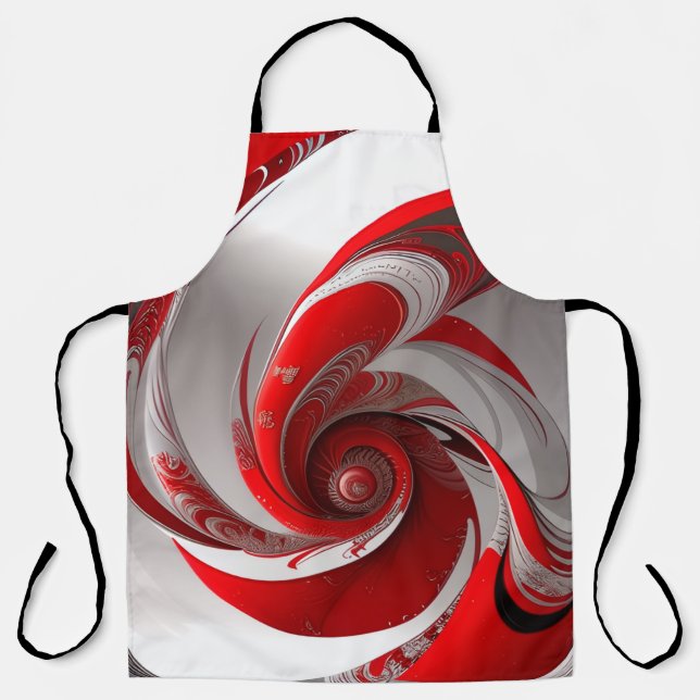 Tablier Apron/Écran rouge/LRG/Tout-En-Dessus (Recto)