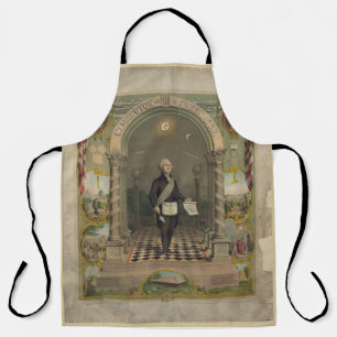 Tablier Apron - George Washington comme Freemason