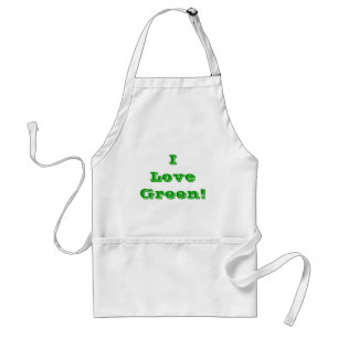 Tablier Apron I Love Green