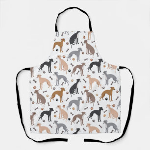 Tablier Apron italien des os et des pattes de chien de Gre