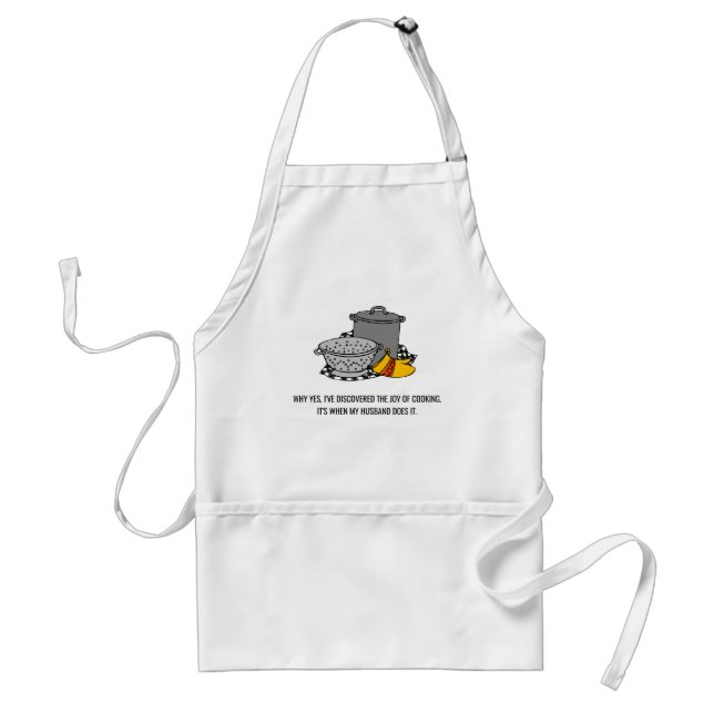 Tablier Apron - Joie de la Cuisine. . .. quand le mari le  (Devant)