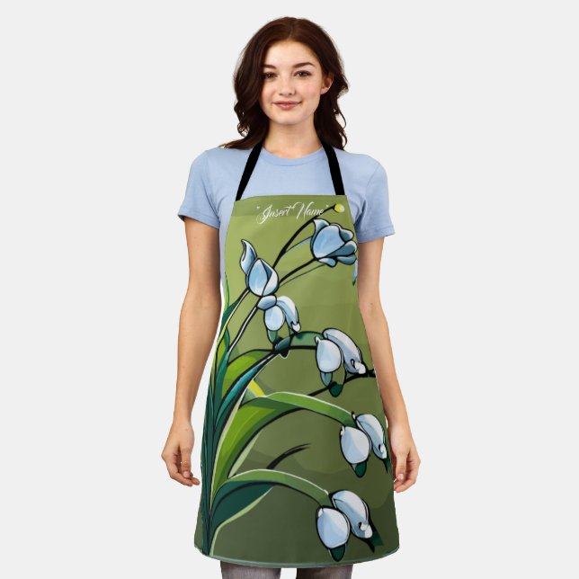 Tablier apron : Jolie Lily : Une danse délicieuse du print (Porté)