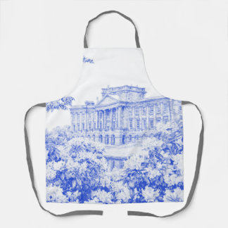 Tablier Apron - "Le terrain de Pemberley" (Bleu)