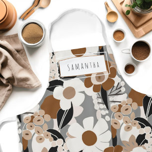 Tablier Apron moderne moderne du milieu du siècle rétro No