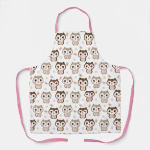 Tablier Apron Motif Cute Owl
