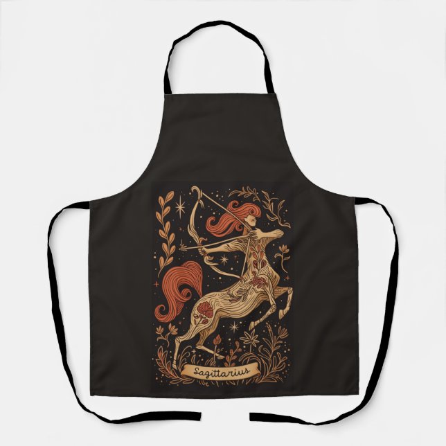 Tablier Apron Sagittarius Céleste Zodiac Art (Recto)