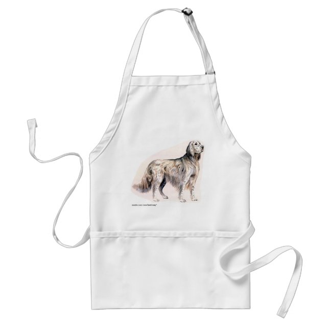Tablier Apron : Setter anglais (Devant)