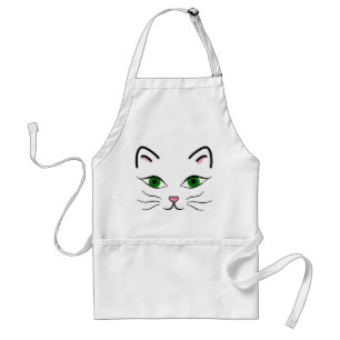 Tablier Apron standard - Visage Kitty