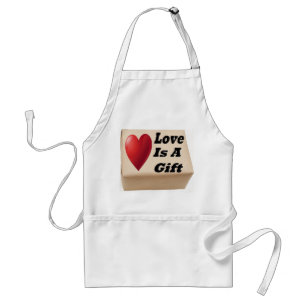 Tablier Apron Valentine Love Est Un Cadeau