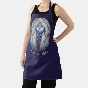 Tablier Aprons Bigfoot personnalisées Sasquatatch Art Apro