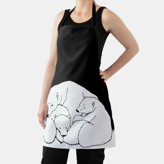 Tablier Aprons d'art de l'ours polaire et cadeaux d'ours (Insitu)