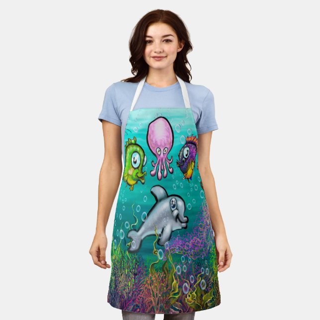 Tablier Aqua Babies Apron (Porté)