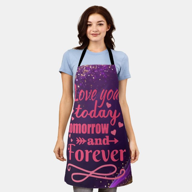 Tablier Aquarelle Artiste Apron peintre (Porté)