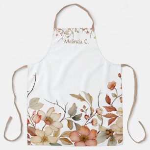 Tablier Aquarelle assez Vintage Design floral