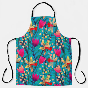 Tablier Aquarelle claire et transparente motif avec belle