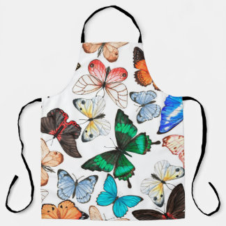 Tablier Aquarelle dessinée à la main sans couture motif av