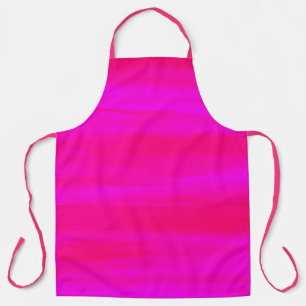 Tablier Aquarelle magenta et rose Brosses