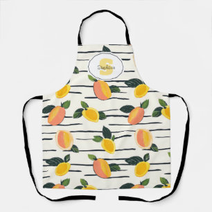 Tablier Aquarelle Mango Motif avec Feuilles verts (2)