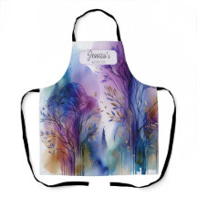 Aquarelle personnalisable Arbres Abstraits Art Stu