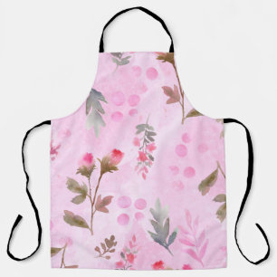 Tablier Aquarelle transparente dessinée à la main motif av