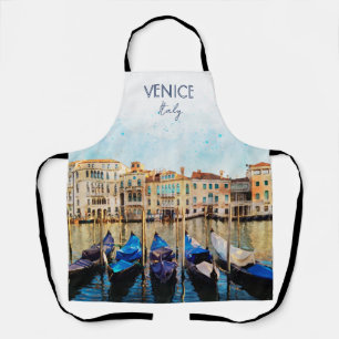 Tablier Aquarelle VENEZIA VENICE - Italie souvenir de voya