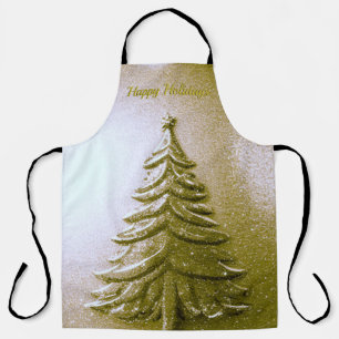 Tablier Arbre de Noël Gold Holiday