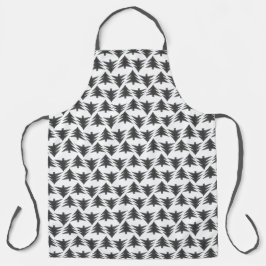 Tablier Arbre de Noël gris simple Motif Unisex graphique