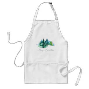 Tablier Arbres aquarelle