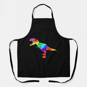 Tablier Arc-en-ciel coloré T-Rex Tyrannosaurus Rex Dino