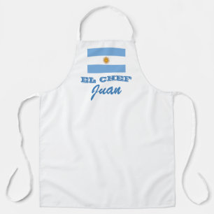 Tablier Argentine drapeau BBQ Cuisine de cuisine personnal