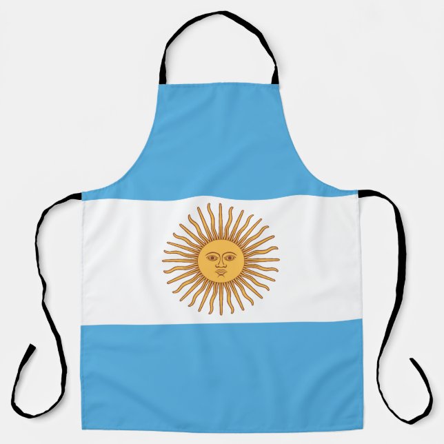 Tablier Argentine Drapeau Pays Fierté Cadeau (Recto)