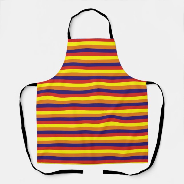 Tablier arizona flag stripes USA united states america col (Recto)