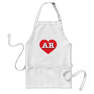 Tablier Arkansas Red Heart - J'aime AR