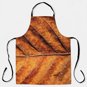 Tablier Arrière - plan de texture feuille sèche