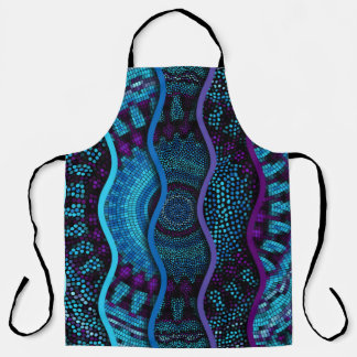 Tablier Arrière - plan de texture sans soudure. Ondes de s