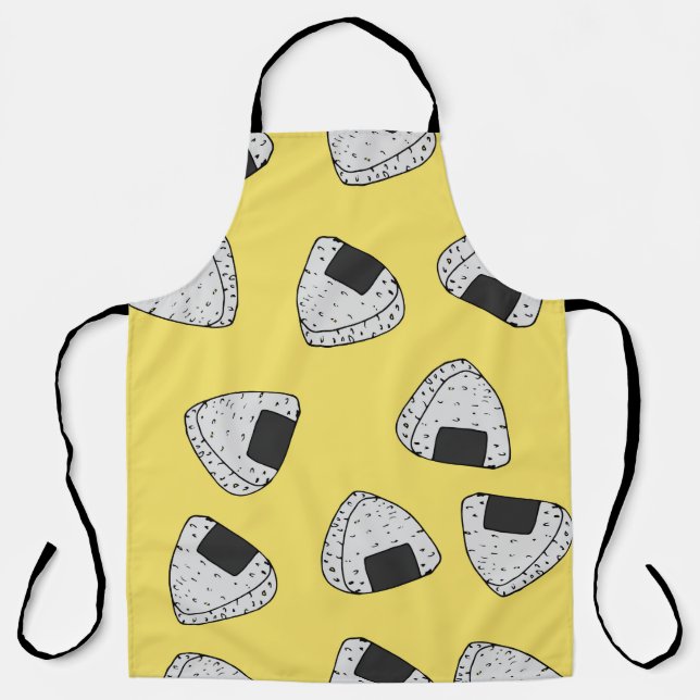 Tablier Arrière - plan d'Onigiri (balle de riz japonaise). (Recto)