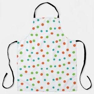 Tablier Arrière - plan sans couture avec motif pois. Polka