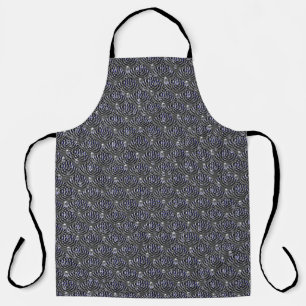 Tablier Arrosage sur métal gris bleu