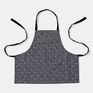 Tablier Arrosage sur métal gris bleu