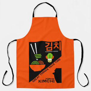 Tablier Art de cuisine coréen Kimchi