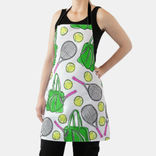 Tablier Art de cuisson écologique de tennis Preppy