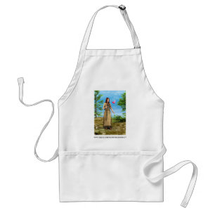 Tablier Art de femme amérindienne forêt oiseau