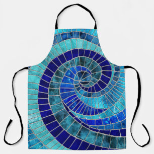Tablier Art de la mosaïque de la vague océanique