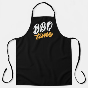 Tablier Art de mots de temps de BBQ cool gril