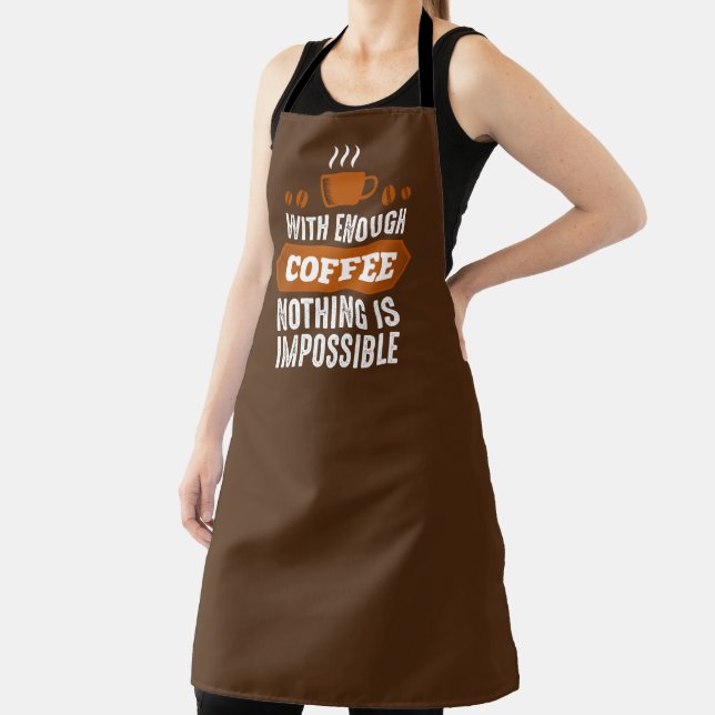 Tablier Art du mot café inspirant (Insitu)