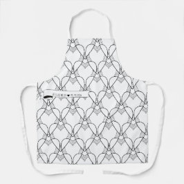 Tablier Art Enseignant's Heart Motif Art Smock