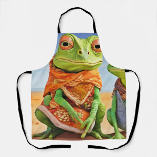 Tablier Art Lizard de famille