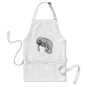 Tablier art manatee